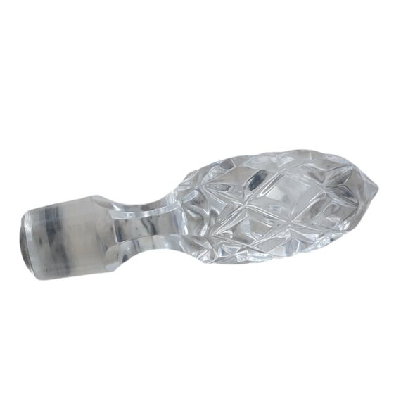 Bavarian Genuine Lead Crystal Cobalt Blue Decanter w/ stopper. West Germany - Picture 6 of 8